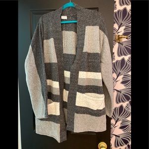 Striped Cardigan Old Navy size large
